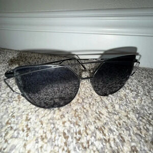 Black cat eye sunglasses